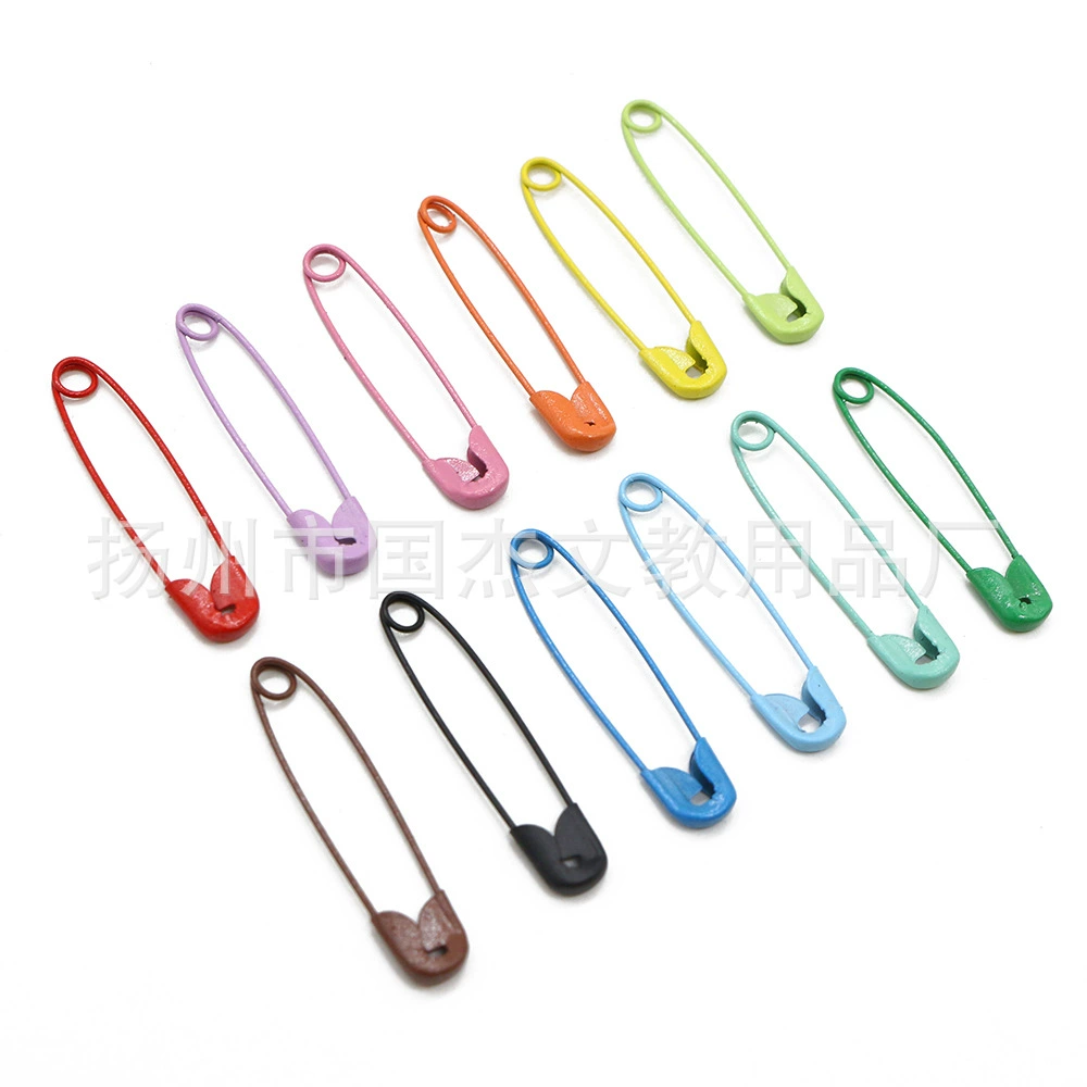 Фабрика в наличии оптом 000 #-4 # Цветная английская булавка карамельного цвета Детская булавка художественная швейная игла ручной работы