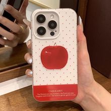 红波点苹果适用苹果15promax手机壳16 17果冻二合一14pro防摔13p