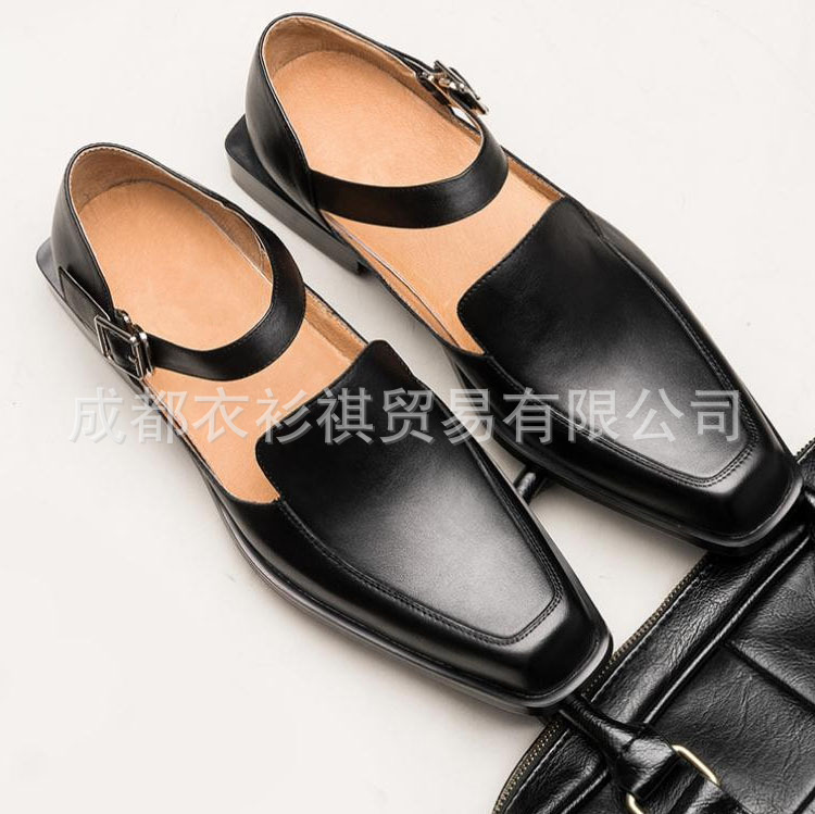 Cross-border factory foreign trade summer new men's casual shoes low heel core shallow mouth large men's sandals 38-48
