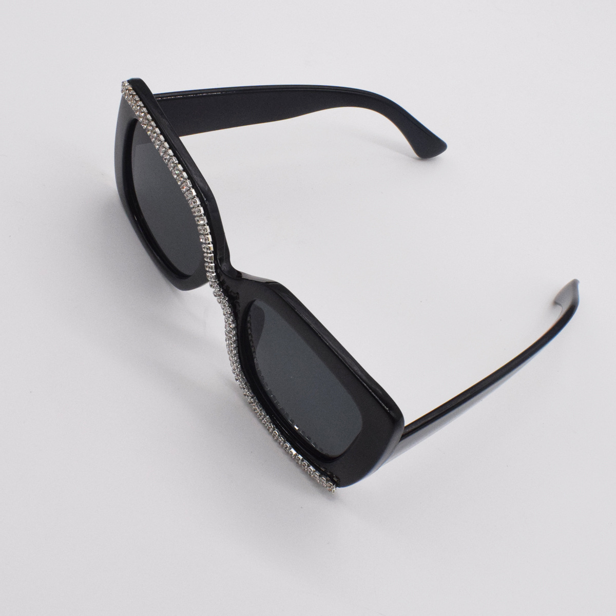 Korean Style Square Big Frame Diamond Sunglasses display picture 4