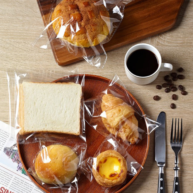 吐司包装袋烘焙饼干食品透明塑料零食面包曲奇甜品OPP自粘袋