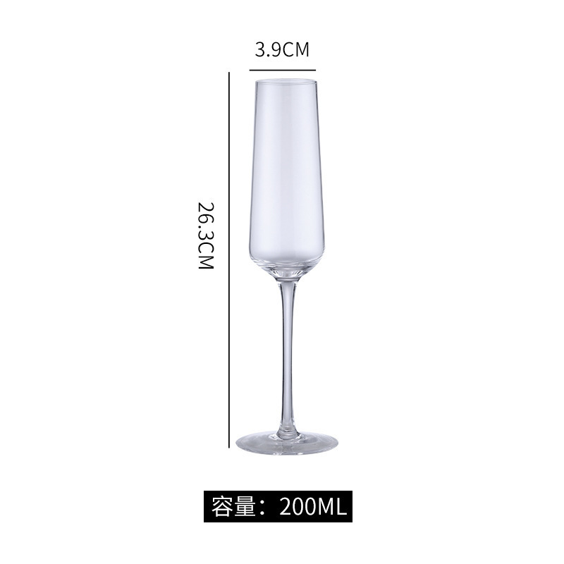 Copa de champán de cristal con boca inclinada Jinbaijia, copa de degustación de aromas para hotel, copa de vino tinto, copa de vino