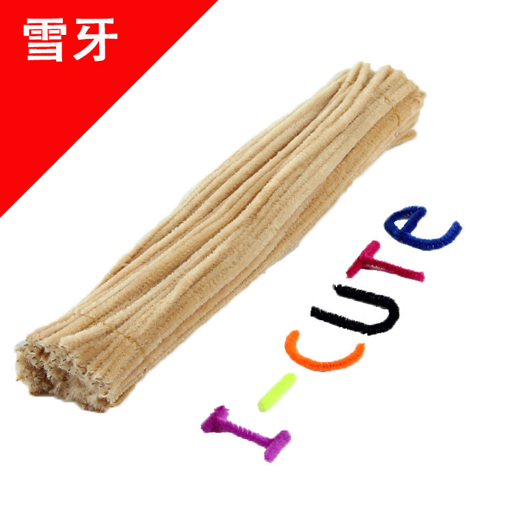 Hecho a mano DIY trenzado paquete de material cifrado ramo de lana Raíz de lana de la raya del color torcido palo de los niños hechos a mano juguetes creativos