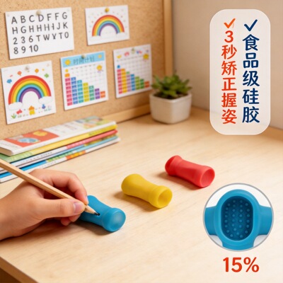 儿童硅胶握笔器正姿小海鱼跨境专供赠品