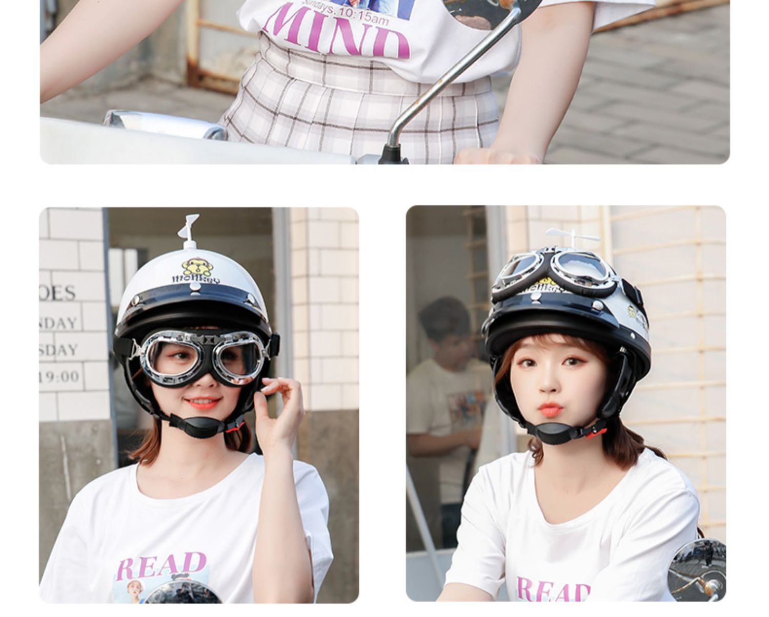 3C Certified Electric Motorcycle Helmet Retro Half Helmet