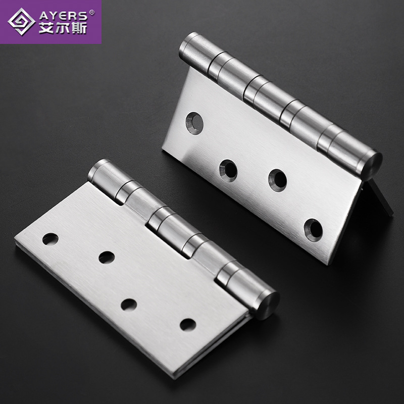 304 ステンレス鋼フラット開閉ヒンジ 4*4*3.0 厚みのある家庭用ドアと窓ボールベアリングサイレントフラット開閉ヒンジ卸売|undefined