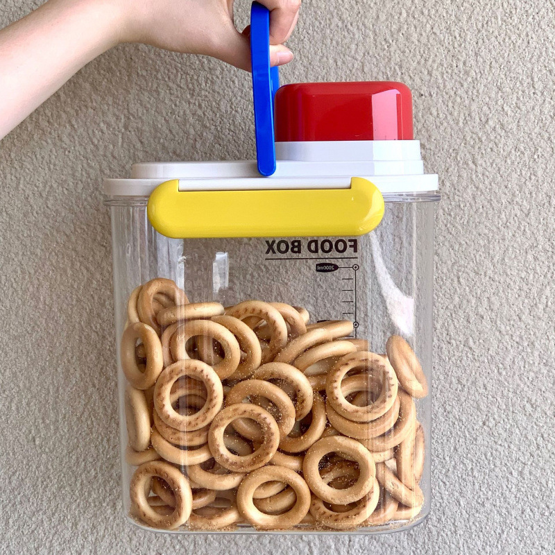 Dopamine Portable Sealed Jar Grain Storage Jar Snack Rice Noodle Food Jar Pet Cat Food Dog Food Jar