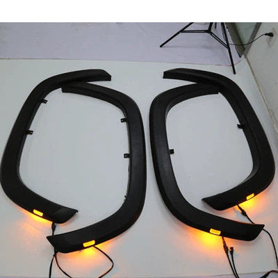 Suitable for 2022-2026 Toyota Tundra Trd Wheel Arches with Lights, Wide-Body Wheel Arches (Wheel eyebrow)