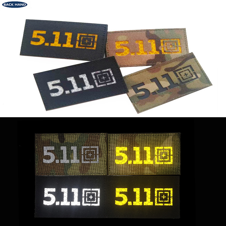 Travel retroreflective badge with velcro, patch