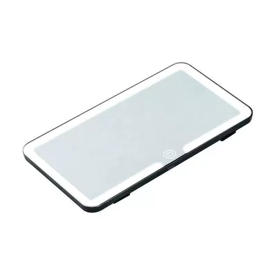 Car Interior Makeup Mirror with Sun visor rearview mirror - black
