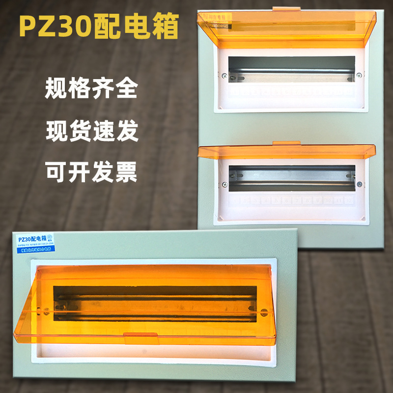 PZ30配电箱家用4至30回路电闸盒工地装修工程款强电箱空开漏电盒