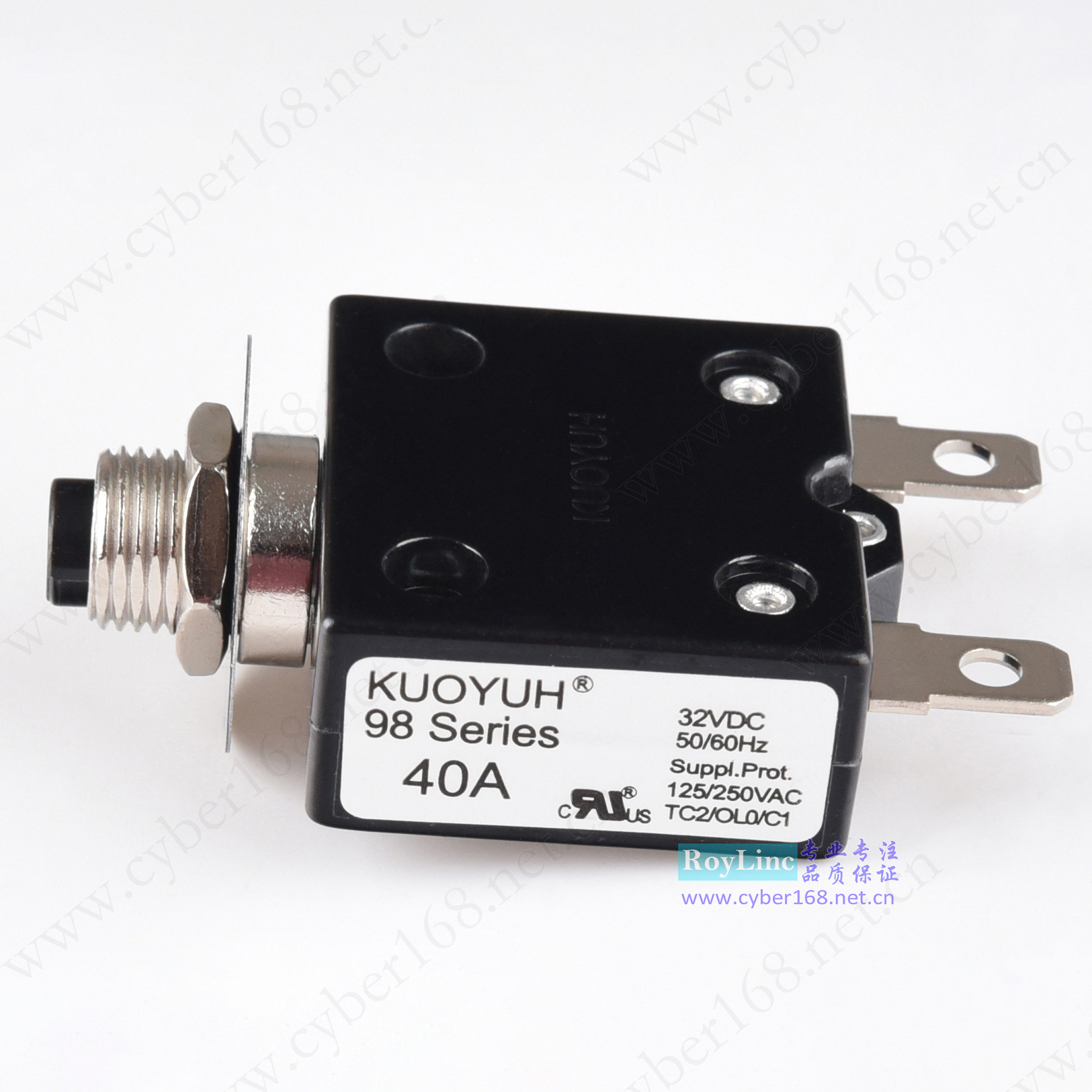 KUOYUH 98 Series 40A 大电流断路器 过载保护器 3-40Amps 可选