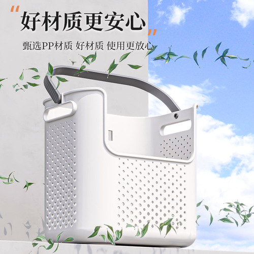 Dirty clothes basket storage basket home bathroom toilet clothes artifact dormitory laundry basket dirty clothes basket large capacity bucket