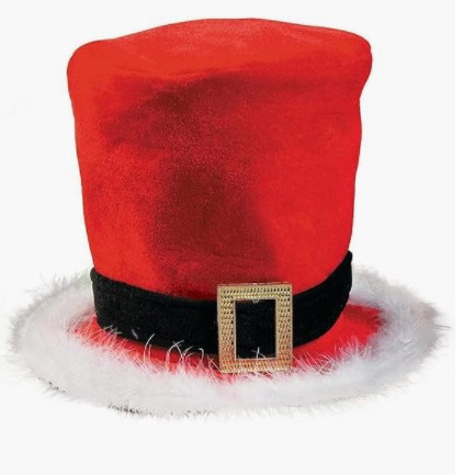 Fiesta de Navidad transfronteriza, gran sombrero rojo, feliz fiesta de Año Nuevo, reunión anual, sombrero rojo de Navidad