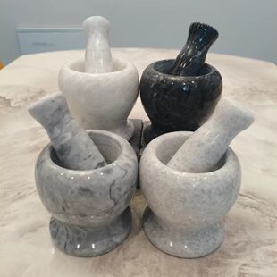 Garlic Mortar, Garlic Mortar, Garlic Masher Jar, Stone Garlic Mortar, Stone Hammer, Stone Mortar, Old-Fashioned Old Stone, Stone Hammer, Ji Ting