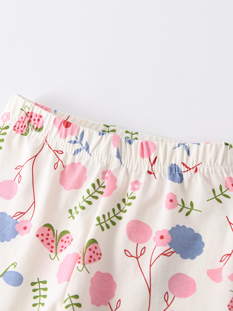 Malwee niñas leggings transfronterizos otoño y invierno nuevos niños europeos y estadounidenses impresión de aire extranjero cintura elástica pantalones lindos image 2