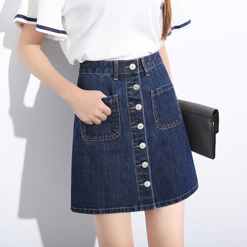 Women's Jeans Skirt 2025 New Autumn Pants Skirt Bodycon High-Waisted A-Line Skirt Fashion Short Skirt Summer