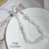 With bow, metal, white