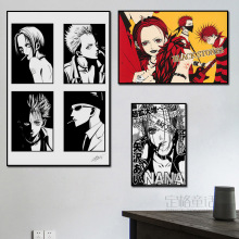 日本动漫周边挂画大崎娜娜矢泽爱漫画卧室装饰画男生宿舍海报手绘
