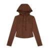 Short hoody, jacket