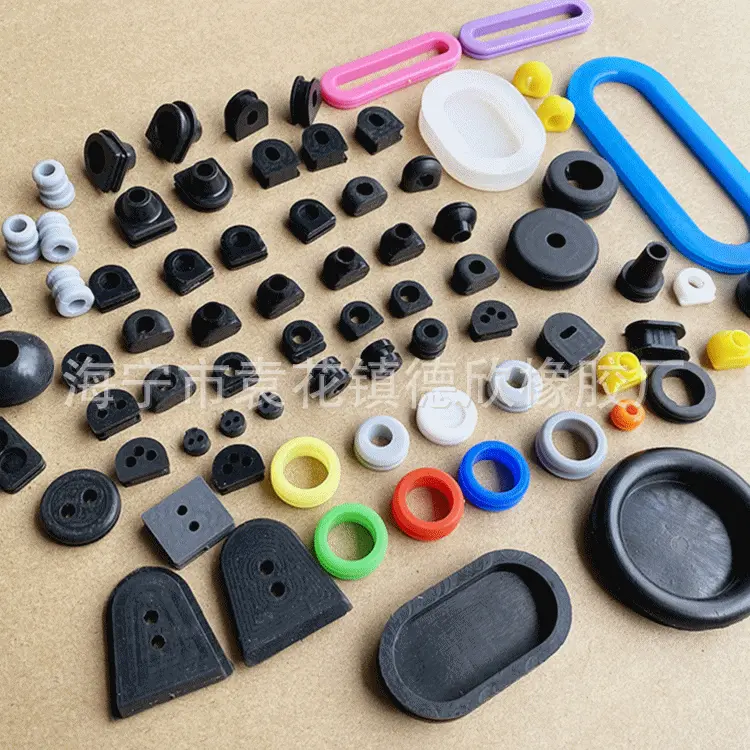 供应护线圈 硅胶护线套 橡胶单面双面U型D型工字型过线圈防水圈