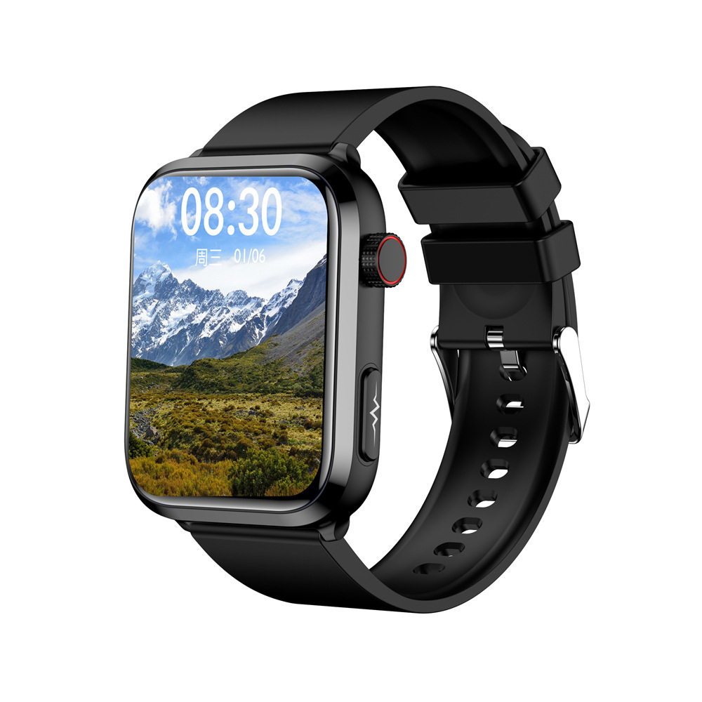 Transfronterizo nuevo reloj inteligente ET210 Bluetooth llamada ECG sin glucosa en sangre ácido úrico lípidos en sangre temperatura corporal ejercicio