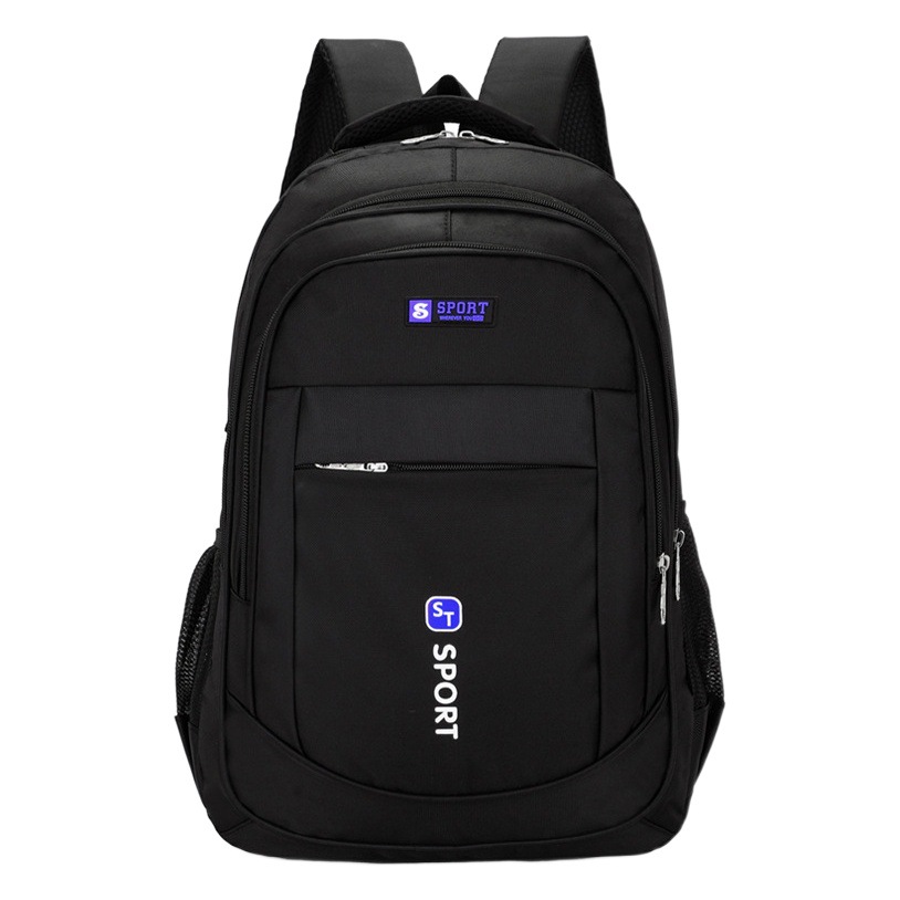 New Business Backpack Large Capacity Simple Fashion Casual Men's Backpack Junior High School College Student School Bag Wholesale
