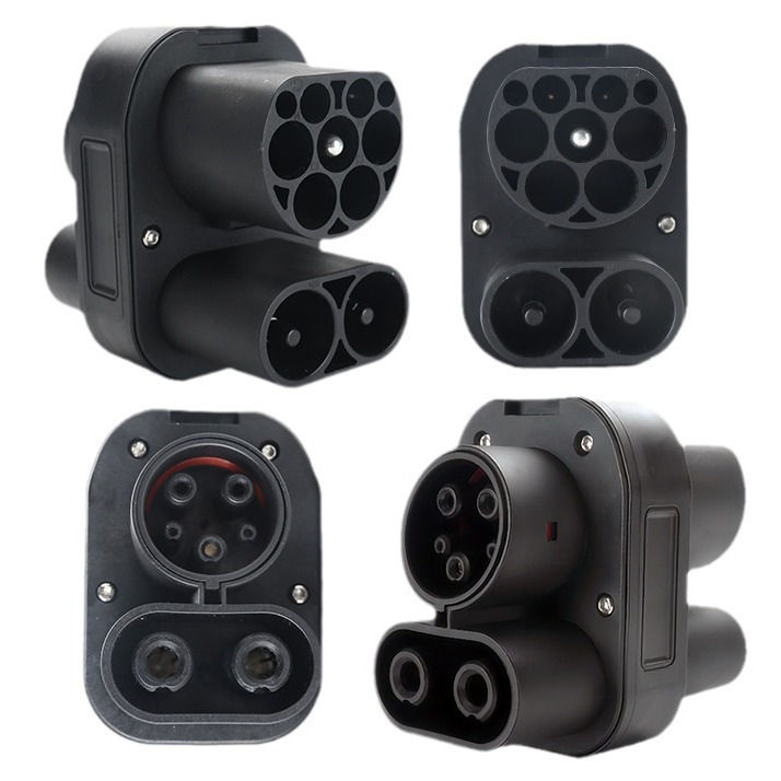 CCS2 to CCS1欧标转美标车转换头新能源直流充电桩电动汽车户外用