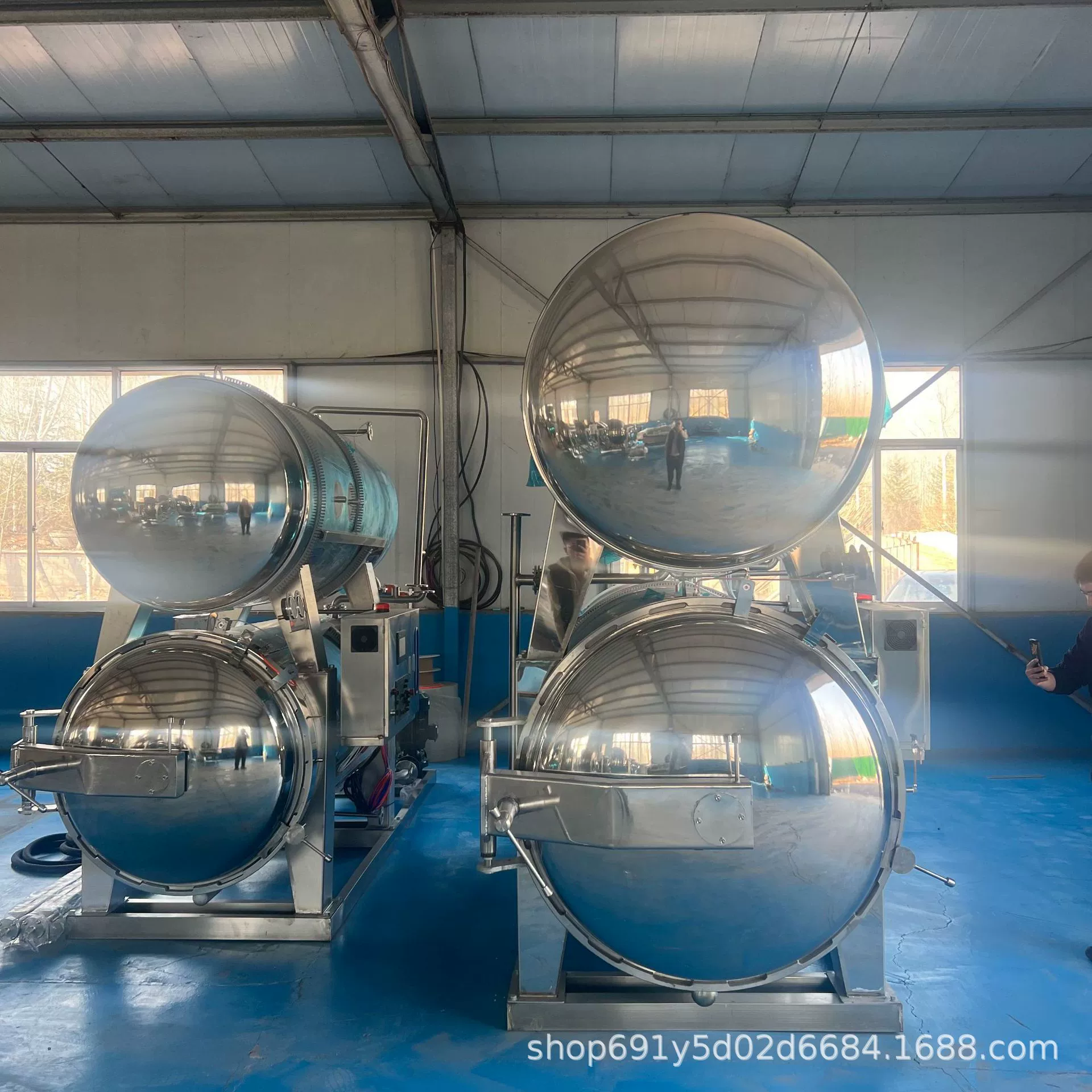 Каша «Восемь сокровищ», вращающийся стерилизационный горшок, большое оборудование для стерилизации пищевых продуктов, стерилизатор для бекона при высокой температуре и высоком давлении, чайник для стерилизации кукурузы