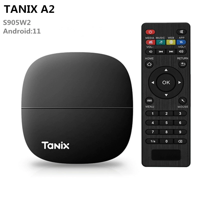 НАБОР TANX A2 - приставка S905W2 2ГБ/16ГБ Android 11 4K HD умная медиа-плеер