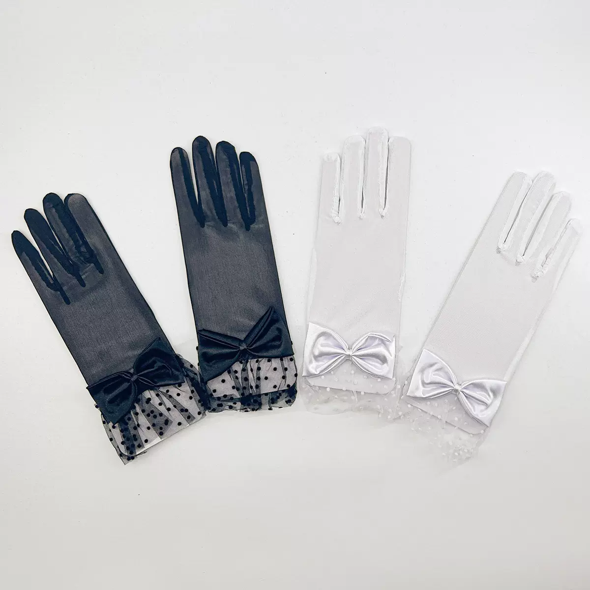 欧美复古赫本风手套新娘结婚婚纱手套晚装礼服蕾丝短分指装饰手套