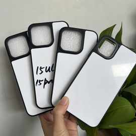 适用热转印2D凹槽二合一素材配铝片DIY图案空白耗材热升华手机壳