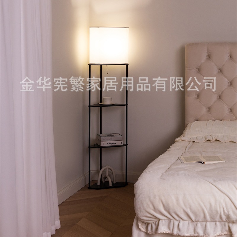 Transfronteriza Amazon creativo de cinco esquinas gabinete lámpara de pie sala de estar dormitorio esquina estantería decoración de almacenamiento