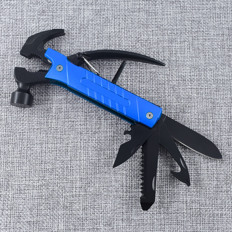 迷你多功能锤子 便携式小号钳锤 野外破窗逃生锤