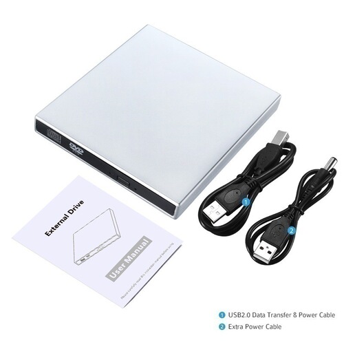 USB2.0 universal external CD-RW burner driver-free DVD/CD reader player