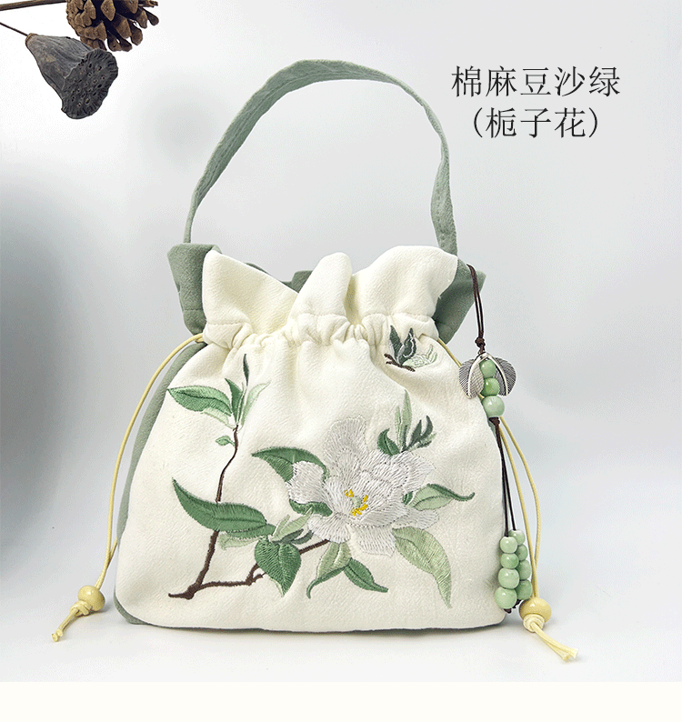 春游搭配刺绣汉服斜挎包古风包文艺流苏国风休闲百搭旗袍包大容量-阿里巴巴