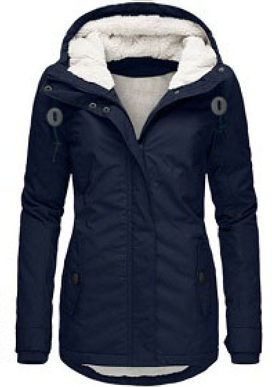 [al contado el mismo día] ropa de algodón transfronteriza europa, Estados unidos, otoño e invierno nuevas chaquetas de mujer, chaquetas de desplazamiento de media y larga duración más chaquetas de terciopelo image 16
