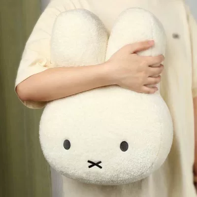 Cute Miffy Rabbit Pillow Plush Toy Doll Sofa Sleeping Pillow Girl's Birthday Gift