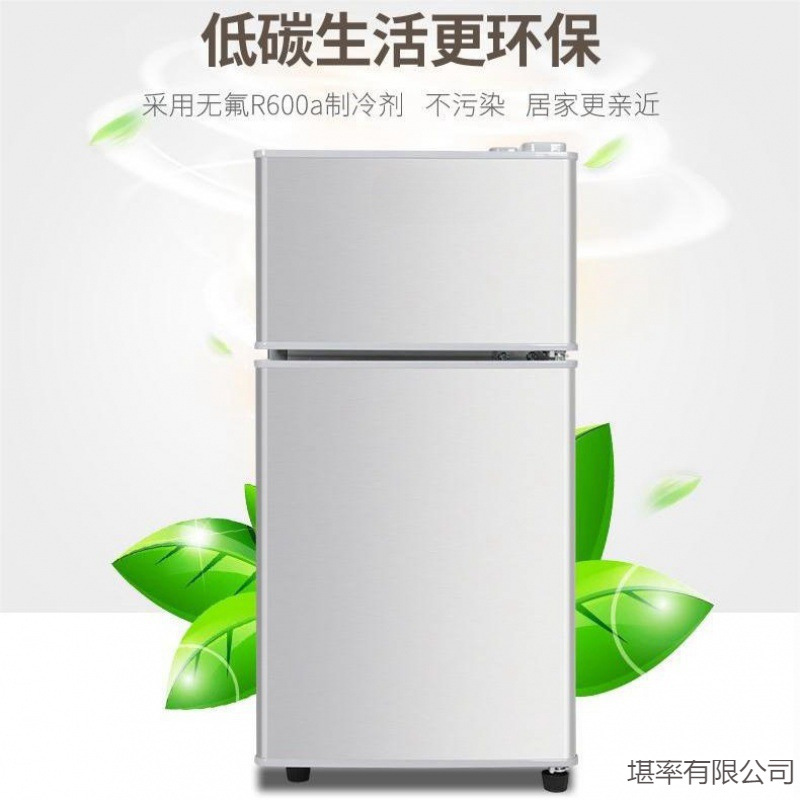 Small Refrigerator Mini Household Freezer and Refrigerator Small Energy-Efficient Refrigerator for Rent Dormitory for Two People