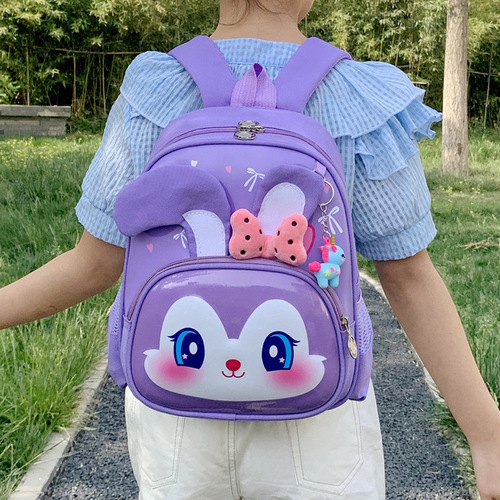 New Kindergarten Backpack Cartoon Cute Male and Female Treasure Children's Backpack 2-7 Years Old Burden Reduction Foreign Trade Eggshell Bag