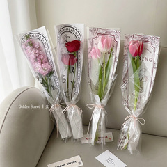 Holiday god single flower handbag single bouquet packaging paper rose carnation packing paper floral art