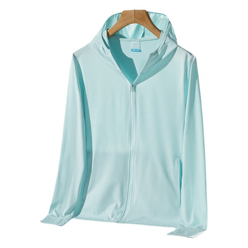 Xike Same Style Upf50+ Summer Sun Protection Clothing for Men, Knitted Long-Sleeved Couple's Skin Clothing for Women