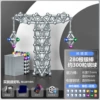 Short rod 280 bright silver+300 steel balls+cutting card+cloth bag+iron box