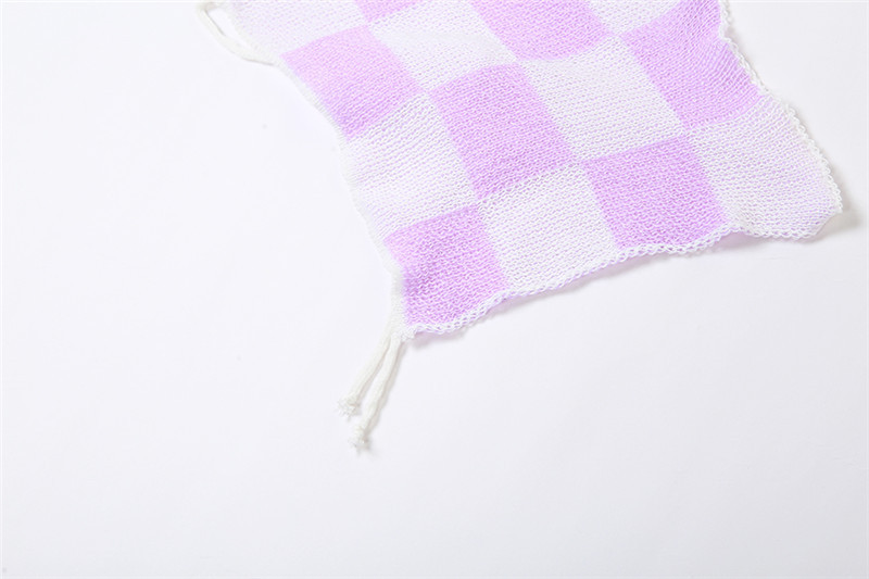 Knitted Halter Vest Suit 11
