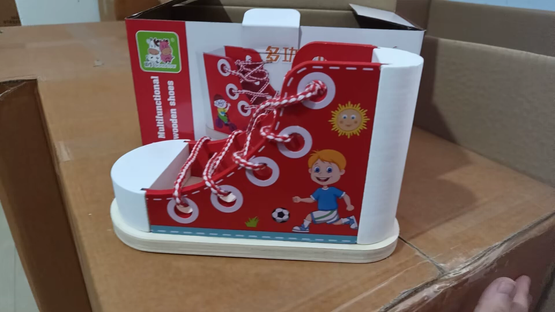 Детская деревянная игрушка, шнуровки для раннего возраста, DIY, раннее обучение