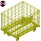 Mobile with roller warehouse cage iron frame design for easy stacking hardware tools