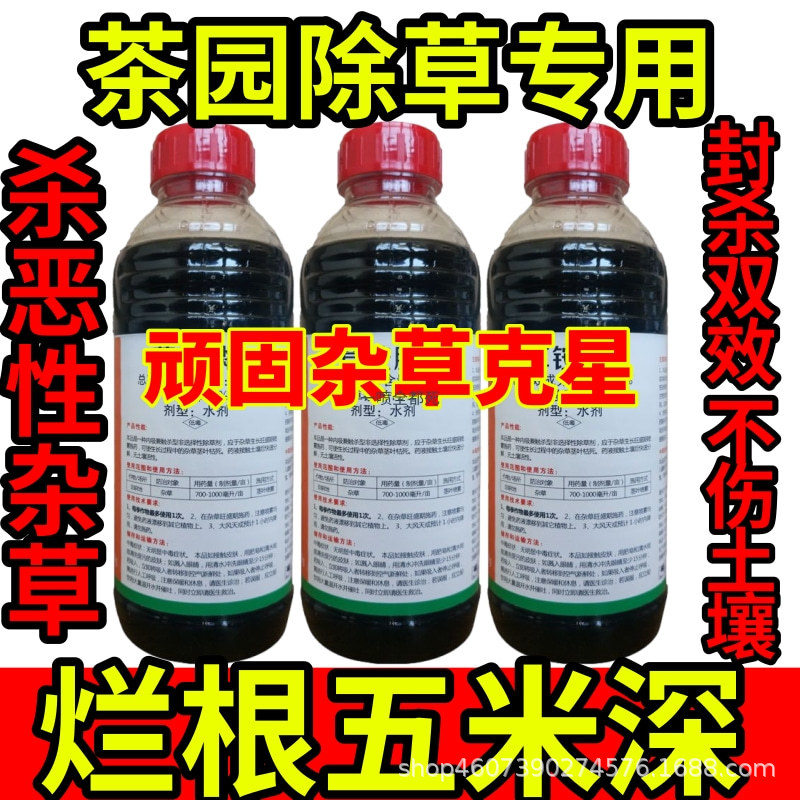 茶园除草专用精草铵膦铵盐除草草安草铵磷草胺磷除牛筋草小飞蓬农