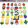 Cross -border mobile phone case PVC soft rubber patch accessories fruit series watermelon avocado fruit pineapple banana hair accessories patch