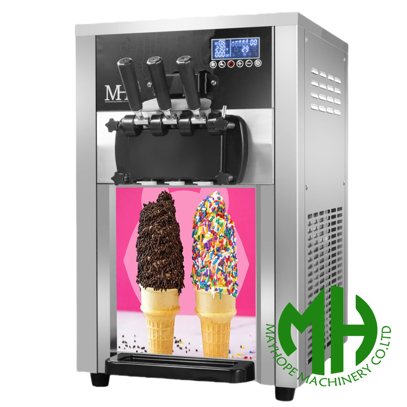 Special Voltage Factory Direct Sales Hard Ice Cream Machine Desktop Ice Cream Machine