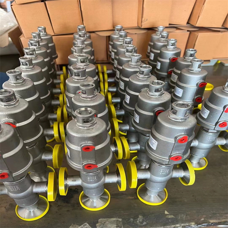 Y645W-16P DN15 南阳市阀门 不锈钢气动角座阀 规格型号